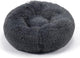 Beeztees yali - hondenmand - pluche - fluffy - grijs - diam. 60 cm