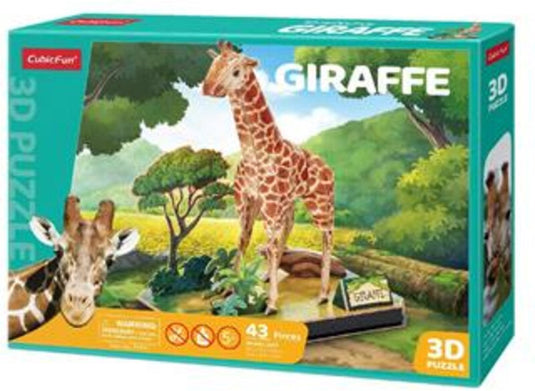 Cubic fun 3d puzzel giraffe