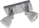 Trio concrete - spot - betonkleurig - excl. 2x gu10 3 w - plafondbevestiging