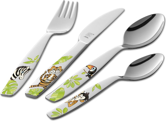 Zwilling jungle kinderbestek - 4-delig