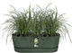 Elho greenville easy balcony 52 - balkonbak met ophanging - 100% gerecycled plastic - l52 x b21.2 x h19.4 cm - blad groen