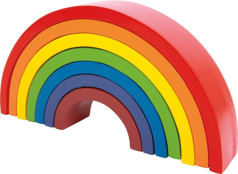 Load image into Gallery viewer, Small foot - houten bouwblokken regenboog, 9dlg.
