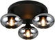 Rl live your light reality divina - plafondlamp - rookkleur - excl. 3x e14 4 w - plafondbevestiging