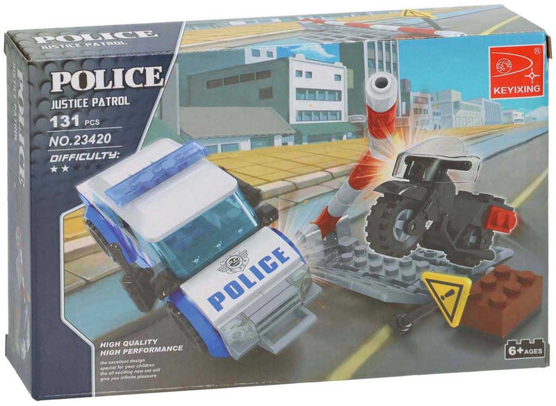 Load image into Gallery viewer, Lobbes speelgoed bv lobbes bouwset politie roadblock - constructiespeelgoed 127-delig.
