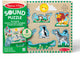 Melissa doug – houten geluidenpuzzel – wilde dieren