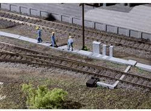 Auhagen 41620 h0 kabelgoten en 5 schakelkasten bouwpakket