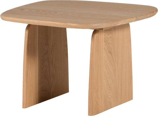 Woood tablo salontafel 60 cm - eiken - transparant - 40x59x59