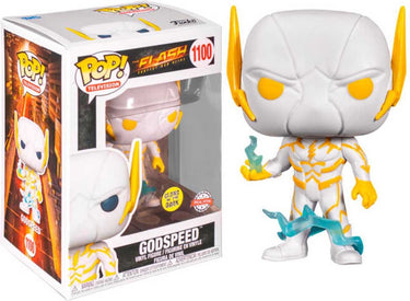 Funko pop - dc comics the flash #1100 godspeed - glow in the dark exclusive special edition