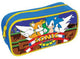 Pyramid international etui pennenzak - sonic the hedgehog - blauw geel - gameplay sonic tails - 22x11x5,5cm