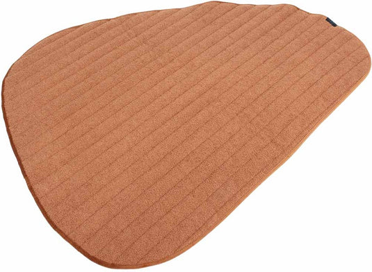 D d home pebble hondendeken - dubbelzijdige plaid hond - velours teddy - bankbeschermer - 120x95x2cm - oranje