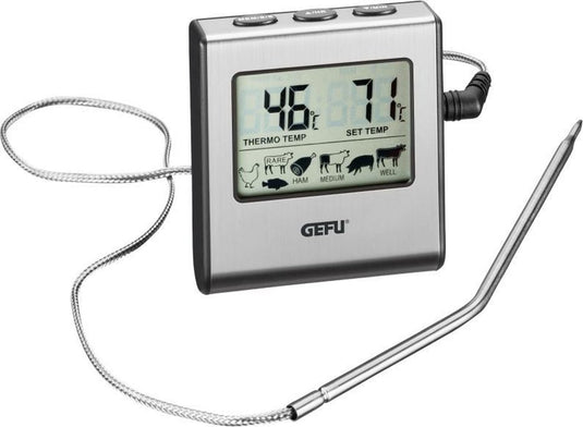 Gefu tempere digitale keukenthermometer – vleesthermometer en bbq thermometer – tot 250°c