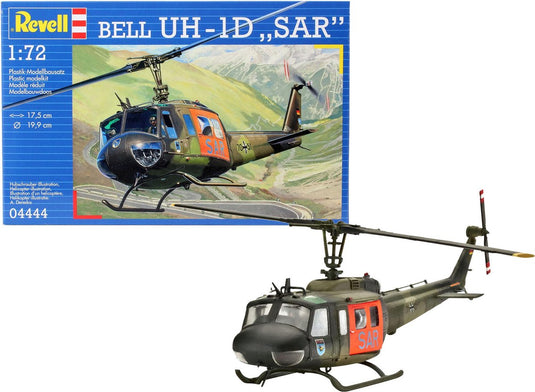 Revell modelbouwpakket militaire voertuigen - 04444 bell uh-1d - sar plastic - 1:72 - modelbouw