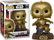 Funko star wars - return of the jedi 40th anniversary pop! c3po in chair 9 cm verzamelfiguur - multicolours