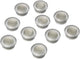 Nobo - glasbordmagneten - 10 stuks - wit