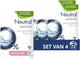 Neutral - waspoeder - parfumvrij kleur - 4 verpakkingen - 72 wasbeurten - voordeelverpakking