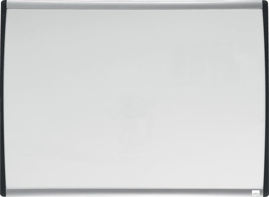 Nobo whiteboard met gewelfde lijst 58.5 x 43cm - inclusief whiteboard accessoires -wit