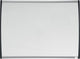 Nobo whiteboard met gewelfde lijst 58.5 x 43cm - inclusief whiteboard accessoires -wit