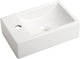 Plieger houston fontein 37x23cm 1 kraangat links matwit