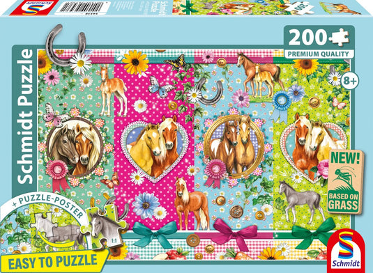 Schmidt - legpuzzel - alles voor paardengeluk - 200 stukjes - kinderen - vanaf 8 jaar