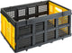 Stanley vouwkrat ft505 - opvouwbare boodschappenkrat - draagcapaciteit tot 25kg - inhoud 50l - 56,8 x 41 x 27,2 cm - zwart geel