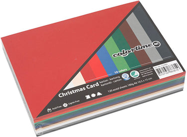 Creativ company https: www.cchobby.nl kerst-karton-a6-vel-105x148-mm-180-gr-diverse-kleuren-120-div-vellen-1-doos