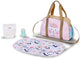 Baby born luiertas met bloemen