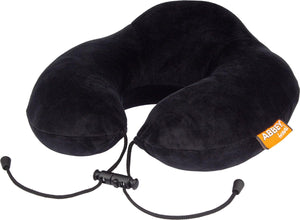 Abbey camp abbey nekkussen foam deluxe - memory - zwart
