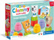 Clementoni - kubussen en dieren zachte clemmy - 6 kubussen + 3 karakters + boek