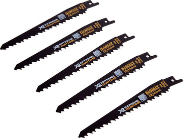Dewalt dt99554 reciprozaagblad - 152mm - hout met spijkers (5st)