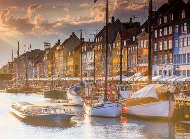 Ravensburger legpuzzel sonnenunt.in kopenhagen, 500st.
