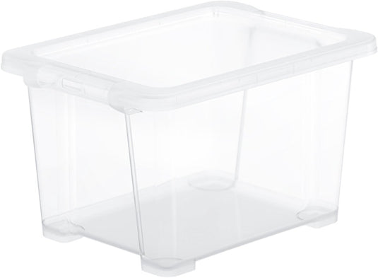 Rotho core basic opbergbox - set van 4 - stapelbaar - 15 ltr