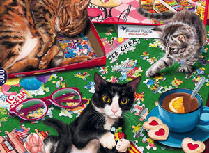 Bluebird puzzle legpuzzel katten - 3000 stukjes dierenpuzzel.