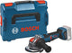 Bosch professional pro gwx 18v-11ps accu haakse slijper 125mm x-lock 18v basic body in l-boxx - 06019n4400