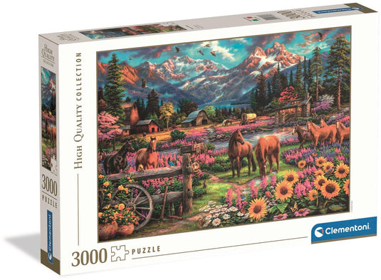 Clementoni legpuzzel vrij om te grazen - 3000st.