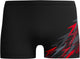 Speedo medley logo aquashort heren - strakke zwemshort heren - vormvaste zwemboxer heren - sportzwembroek heren met trekkoord - blauw rood - xs