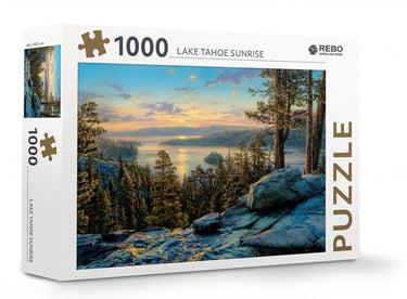 Rebo productions legpuzzel lake tahoe sunrise 1000 stukjes