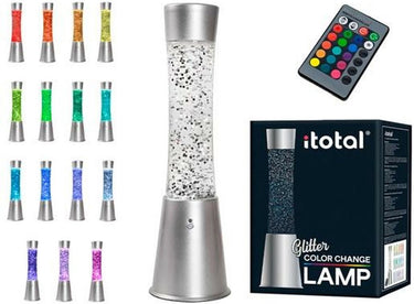 Glitter lamp met colour-changing en afstandsbediening