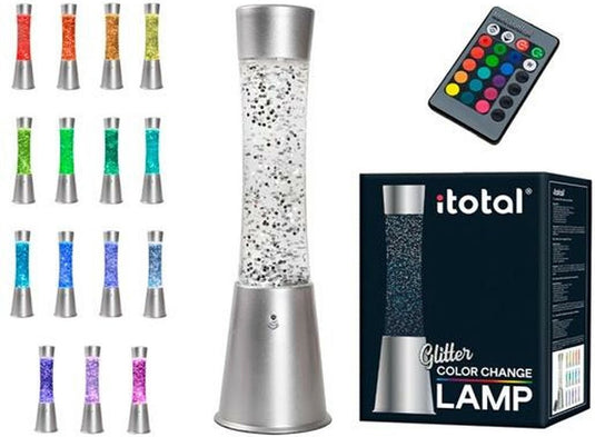 Glitter lamp met colour-changing en afstandsbediening