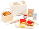 Woet new classic toys® houten speelgoed broodbakmachine - 17-delige speelset inclusief snijplank, brood, beleg accessoires - bakspeelgoed voor kinderen - fsc - rollenspel keukenspeelgoed - vanaf 3 jaar