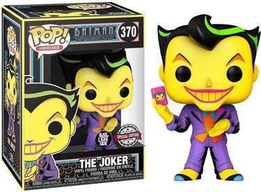 Funko pop! dc comics: batman the animated series - the joker #370 black light special edition
