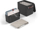 Rotho my paper organizerset, documenten organizer en archief 2 in 1. zwart met blauwe inlegger. geschikt voor a4 formaat