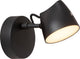 Lucide milne - wandlamp - led dimbaar - 1x8w 2700k - zwart