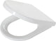 Tiger stax - wc bril - toiletbril met deksel - soft close - easy clean functie - thermoplast - wit
