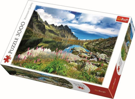 Trefl puzzel 3000 stukjes - starolesnianski vijver tatras slowakije landschap.