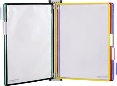 Tarifold zichtpanelensysteem wand metaal a4 5ass