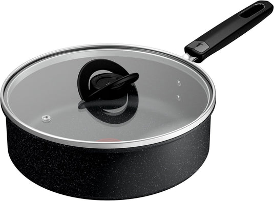 Tefal ultimate - hapjespan - ø24 cm - met deksel - geschikt voor inductie - anti-aanbaklaag - geschikt voor gebruik met metalen spatels