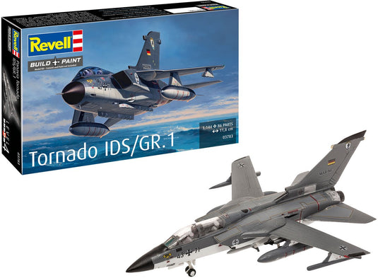 Revell modelbouwpakket vliegtuigen - 03783 panavia tornado ids gr.1 - straaljager plastic - 1:144 - modelbouw