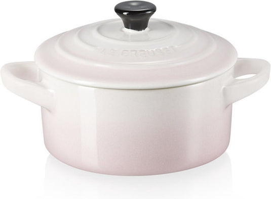 Le creuset - aardewerk - mini braadpan 10cm 0,25l shell pink