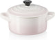 Le creuset - aardewerk - mini braadpan 10cm 0,25l shell pink