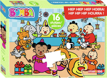 Bumba legpuzzel hiep hiep hiep hoera, 16st.
